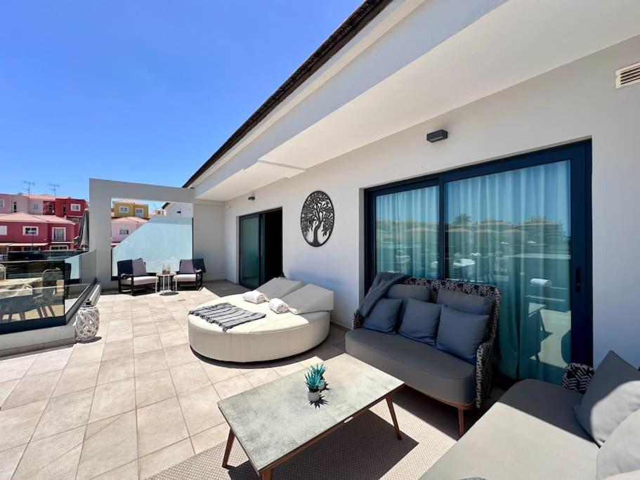 Luxury Penthouse In Arguineguin With Ocean Views Apartment Mogan Exterior photo